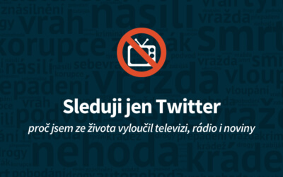 Twitter mi nahradil televizi, rádio i noviny